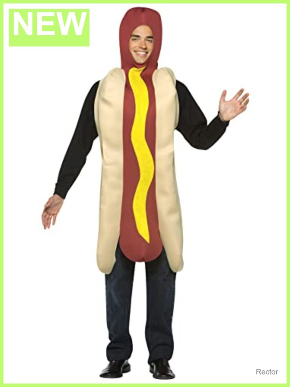 Lightweight Hot Dog One-Piece Tunic Costume Adult Halloween